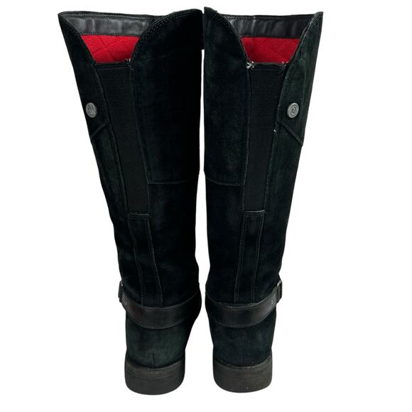 The North Face Bridgeton Tall Riding Boot Black Suede Quilted Lining Wmn Sz 7 - Picture 16 of 16